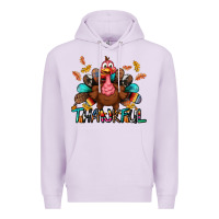Lilac Thankful Premium Hoodie - BundleAndBundleShop