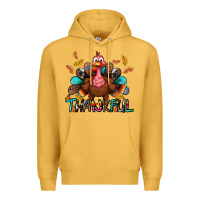 Mustard Thankful Premium Hoodie - BundleAndBundleShop