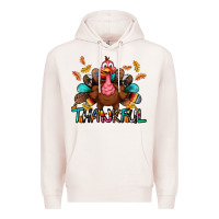 Pale Pink Thankful Premium Hoodie - BundleAndBundleShop