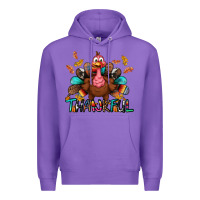 Purple Thankful Premium Hoodie - BundleAndBundleShop
