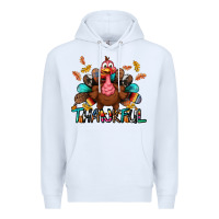 White Thankful Premium Hoodie - BundleAndBundleShop