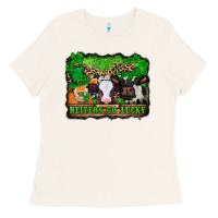 Bone st patricks cows heifers go lucky Ladies Tee - Jasminsmagicworld