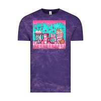 Cloud Purple pink christmas coffee Vintage Tee - Jasminsmagicworld