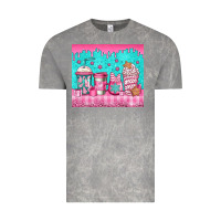 Cloud Rock pink christmas coffee Vintage Tee - Jasminsmagicworld