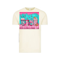 Vintage Arctic pink christmas coffee Vintage Tee - Jasminsmagicworld