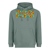 Sage Hello fall gnomes Heavyweight Hoodie - Artiststas