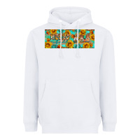 White Hello fall gnomes Heavyweight Hoodie - Artiststas