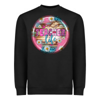 Black teacher life earrings Heavyweight Sweatshirt - BundleAndBundleShop