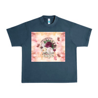 Midnight Navy where flowers bloom so does hope Urban Heavy Tee - TumblerDesignByShophia