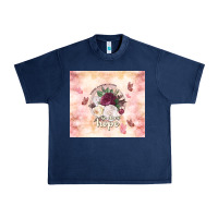 Navy where flowers bloom so does hope Urban Heavy Tee - TumblerDesignByShophia