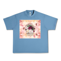 Pebble Blue where flowers bloom so does hope Urban Heavy Tee - TumblerDesignByShophia