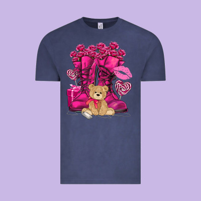 Army Boots Valentine's Day Vintage Tee Designed By Howdyjamesfarm