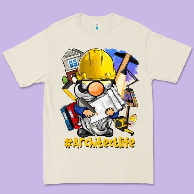 Architect Life Gnome Premium Tee Designed By Barkaloodesign