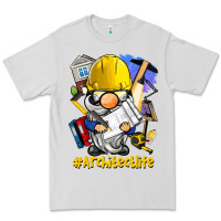 Dove Grey Architect life gnome Premium Tee - BarkalooDesign