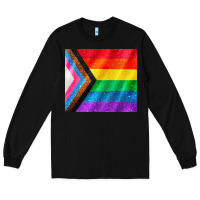 Black Pride flag Long Sleeve Tee - CowGirlArtShop