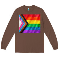Chestnut Pride flag Long Sleeve Tee - CowGirlArtShop