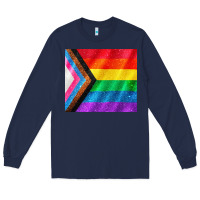 Navy Pride flag Long Sleeve Tee - CowGirlArtShop