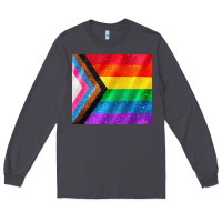 Smoke Pride flag Long Sleeve Tee - CowGirlArtShop