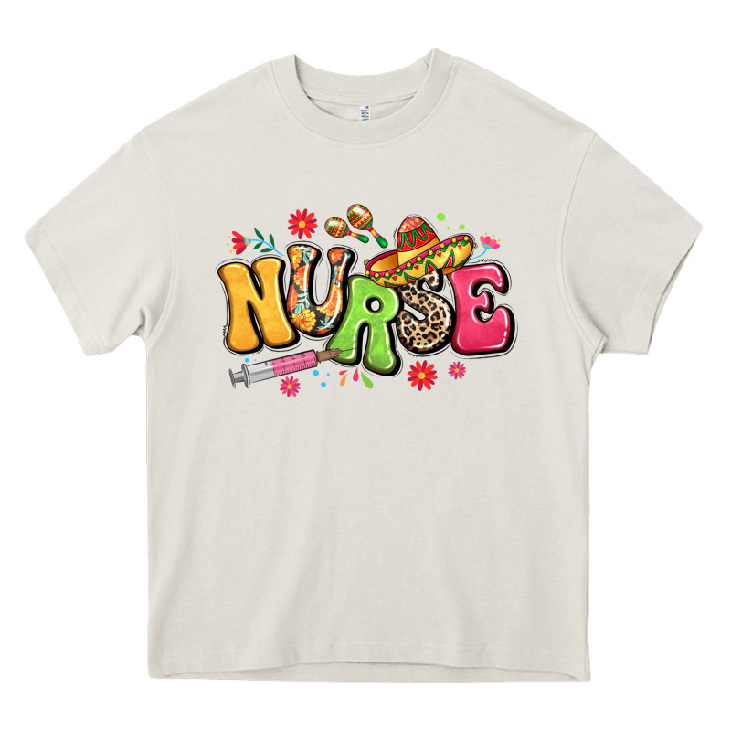 Mexican Spanish Nurse Heavy Core Tee by LillyAllenDesigns | Teevron