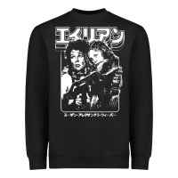 Black Aliens Ellen Ripley and Newt gift Heavyweight Sweatshirt - minhPixels