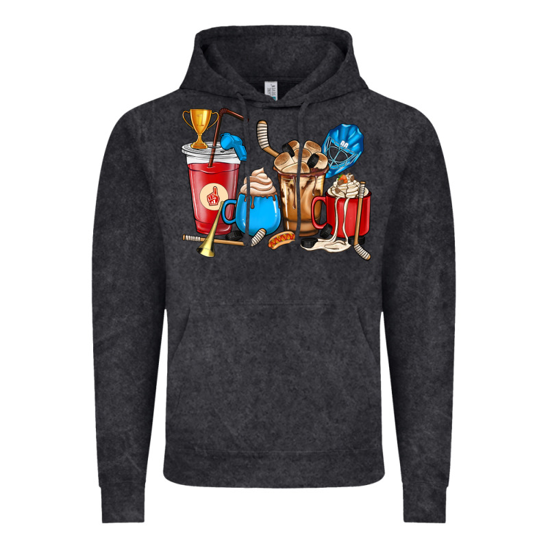 Hockey Coffee Cup Vintage Hoodie by HowdyJamesFarm | Teevron
