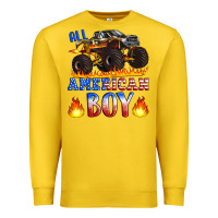 Lemon all american boy monster truck Premium Sweatshirt - Artiststas