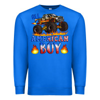 True Royal all american boy monster truck Premium Sweatshirt - Artiststas