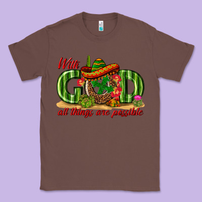 With God All Things Are Possible Mexico Classic Tee Designed By Texasbilliewilder