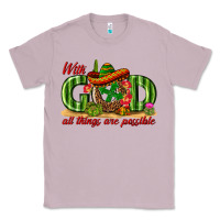 Lilac With God All Things Are Possible Mexico Classic Tee - texasbilliewilder