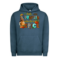 Pigment Midnight Navy little pumpkin with a lot of spice Urban Hoodie - AdoDesignShop