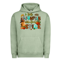 Pigment Oil Green little pumpkin with a lot of spice Urban Hoodie - AdoDesignShop
