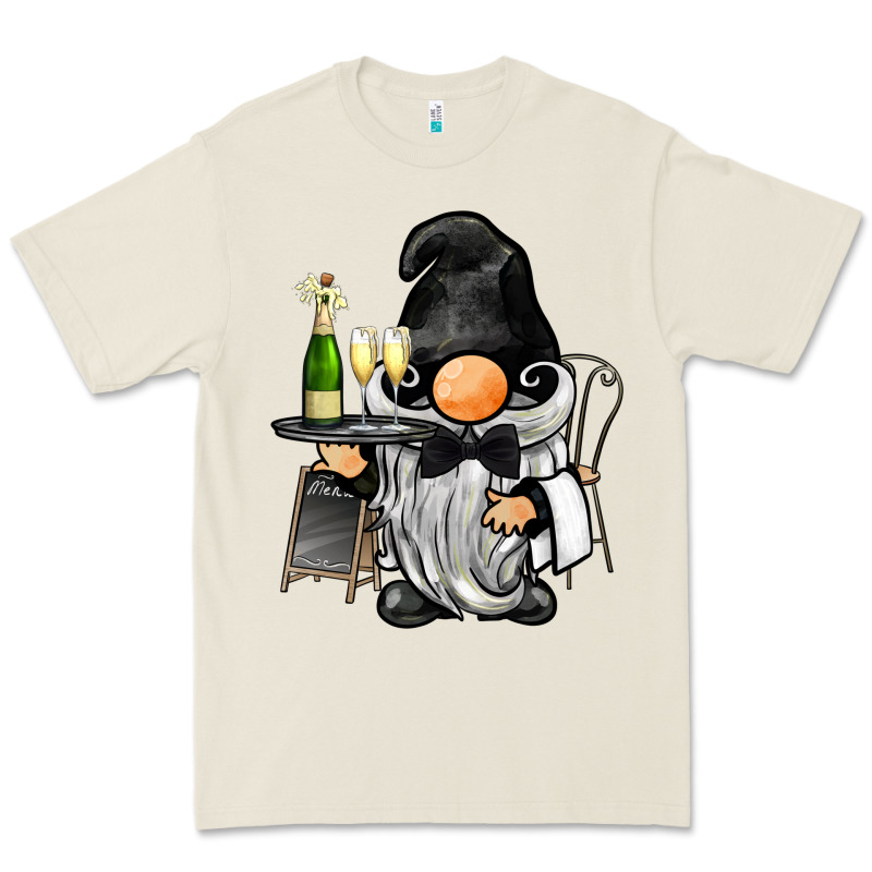 Waiter Gnome Premium Tee by BarkalooDesign | Teevron