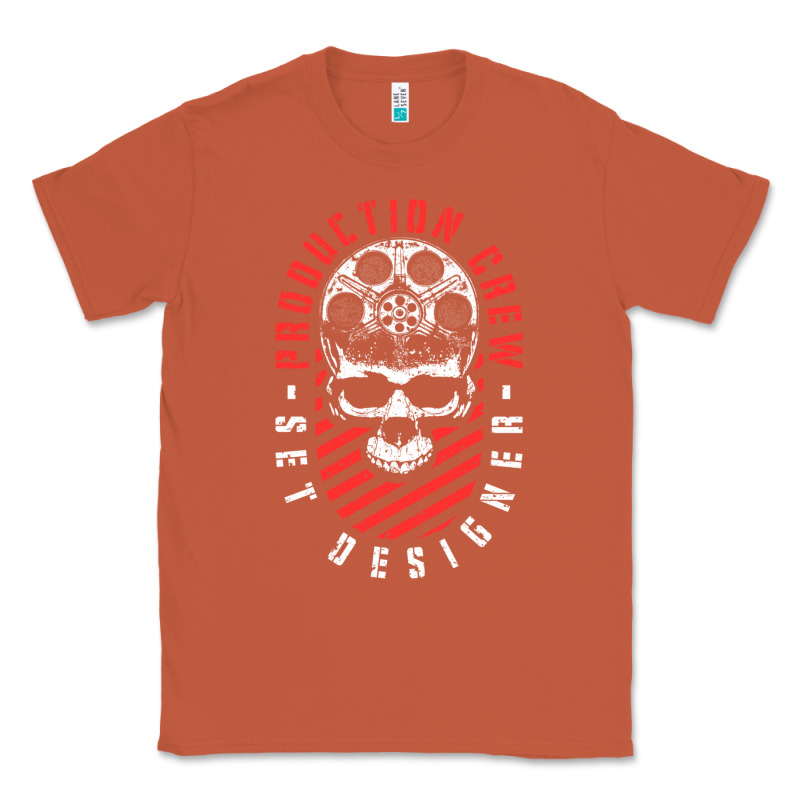 Production Crew Set Designer Movie Film Halloween Skull Classic Tee by minhPixels | Teevron