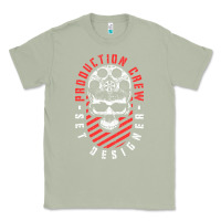 Matcha Production Crew Set Designer Movie Film Halloween Skull Classic Tee - minhPixels