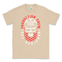 Mushroom Production Crew Set Designer Movie Film Halloween Skull Classic Tee - minhPixels