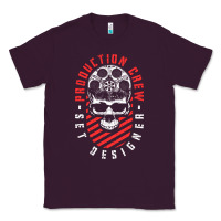 Plum Production Crew Set Designer Movie Film Halloween Skull Classic Tee - minhPixels