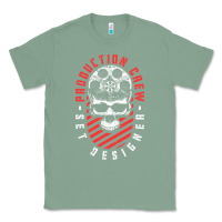Sage Production Crew Set Designer Movie Film Halloween Skull Classic Tee - minhPixels