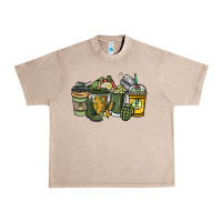 French Oak Army coffee cups 4th of july Urban Heavy Tee - HowdyJamesFarm