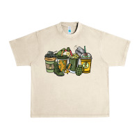 Sandshell Army coffee cups 4th of july Urban Heavy Tee - HowdyJamesFarm