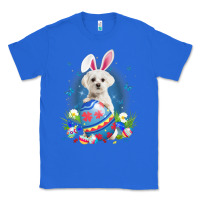 True Royal Bunny Maltese With Egg Basket Easter Flower Hunting Egg Classic Tee - minhPixels