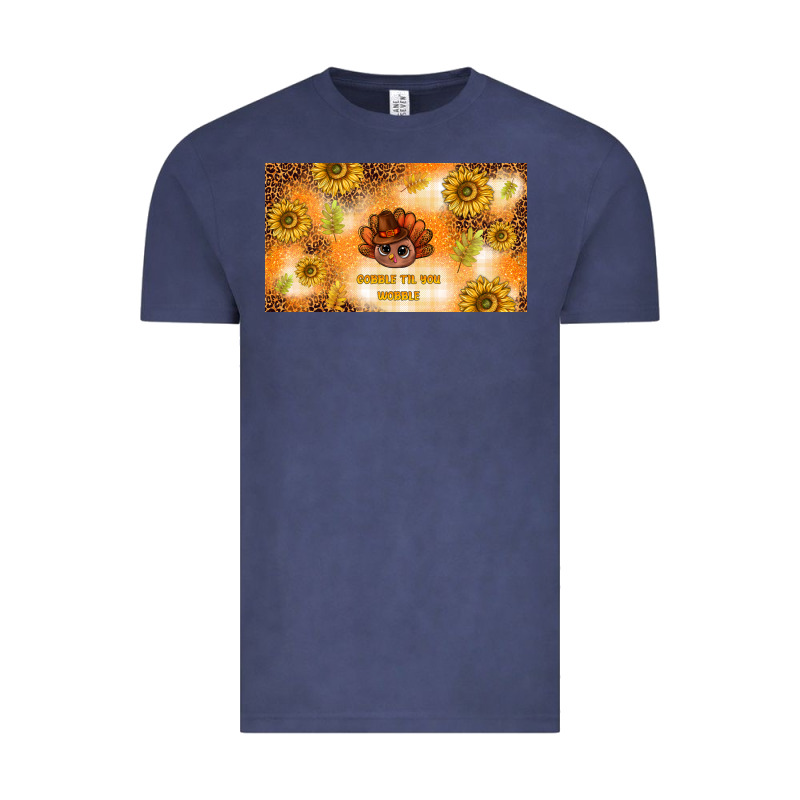 Gobble Til You Wobble Vintage Tee by TumblerDesignByShophia | Teevron