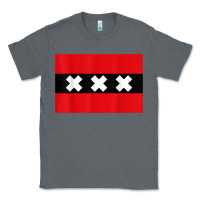 Charcoal Heather amsterdam flag souvenir heritage travel gift t shirt Classic Tee - minhPixels