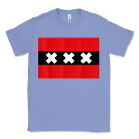 Colony Blue amsterdam flag souvenir heritage travel gift t shirt Classic Tee - minhPixels