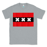 Heather Grey amsterdam flag souvenir heritage travel gift t shirt Classic Tee - minhPixels