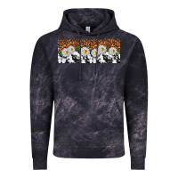 Cloud Black cowhide leopard daisies Vintage Hoodie - TumblerDesignByShophia
