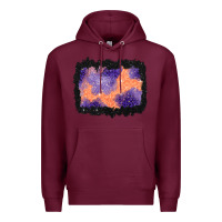 Burgundy halloween spider web background Premium Hoodie - BundleAndBundleShop