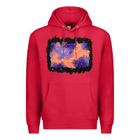 Cardinal halloween spider web background Premium Hoodie - BundleAndBundleShop