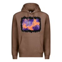 Chestnut halloween spider web background Premium Hoodie - BundleAndBundleShop