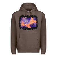 Coffee halloween spider web background Premium Hoodie - BundleAndBundleShop