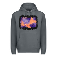 Rock halloween spider web background Premium Hoodie - BundleAndBundleShop